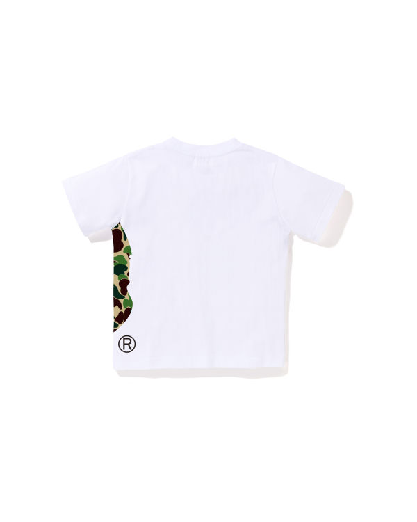 Camiseta Bape ABC Camo Side Big Ape Head Niños Blancos | 254081-QMN