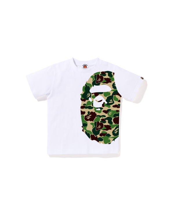 Camiseta Bape ABC Camo Side Big Ape Head Niños Blancos | 254081-QMN