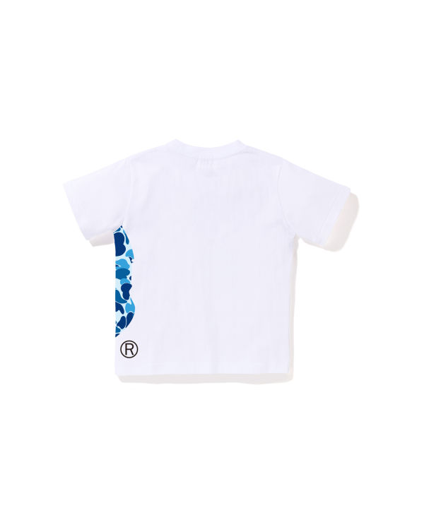 Camiseta Bape ABC Camo Side Big Ape Head Niños Blancos | 479061-WPG