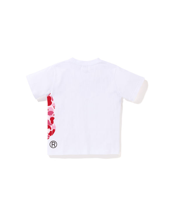 Camiseta Bape ABC Camo Side Big Ape Head Niños Blancos | 768314-HLB