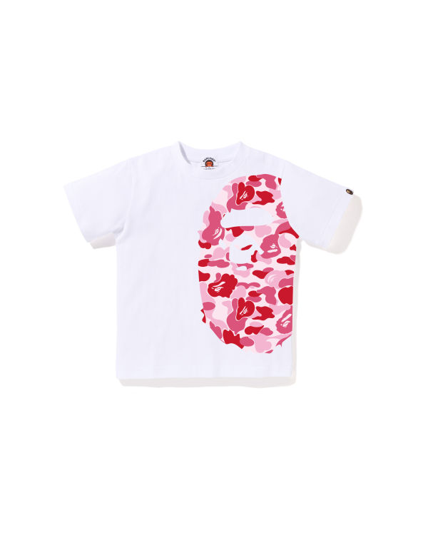 Camiseta Bape ABC Camo Side Big Ape Head Niños Blancos | 768314-HLB