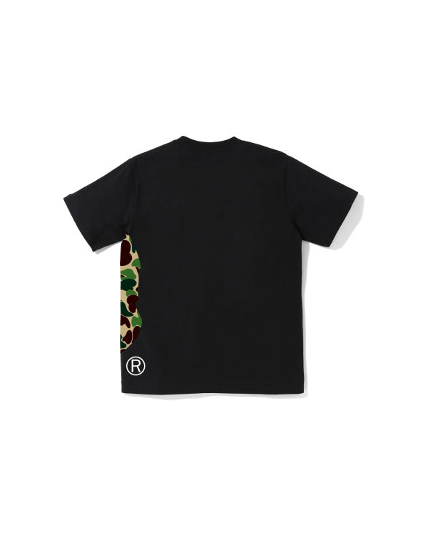 Camiseta Bape ABC Camo Side Big Ape Head Jr Niños Negros | 803291-SHZ