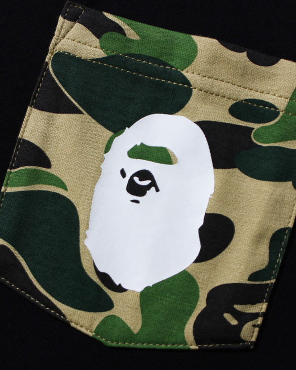 Camiseta Bape ABC Camo pocket Hombre Verdes | 408159-MJV