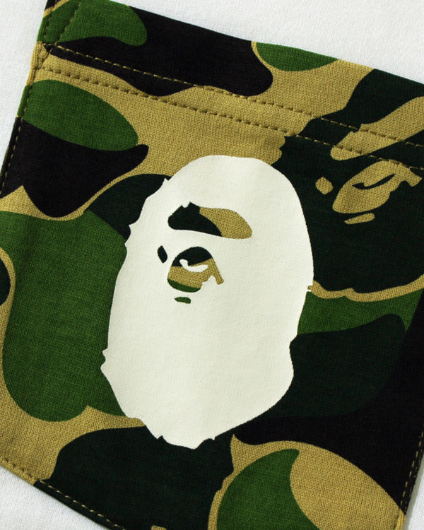 Camiseta Bape ABC Camo pocket Hombre Verdes | 471290-URN