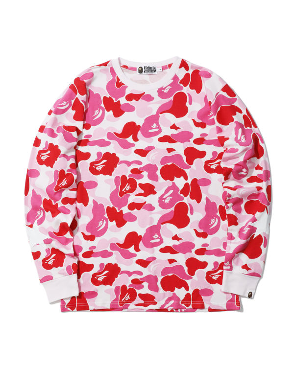 Camiseta Bape ABC Hombre Rosas | 261398-GDT