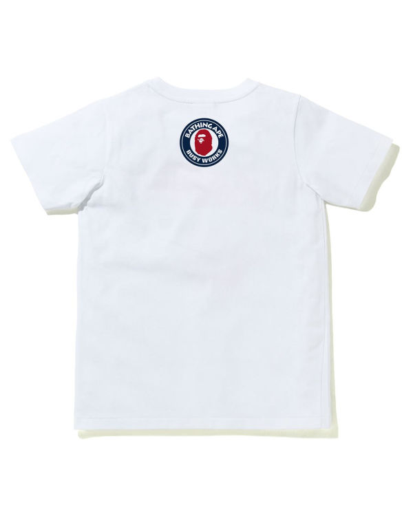 Camiseta Bape A Bathing Ape Letter Mujer Blancos | 175892-YTB