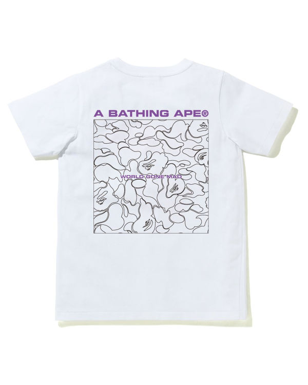 Camiseta Bape A Bathing Ape Line Camo Mujer Blancos | 173468-WMR