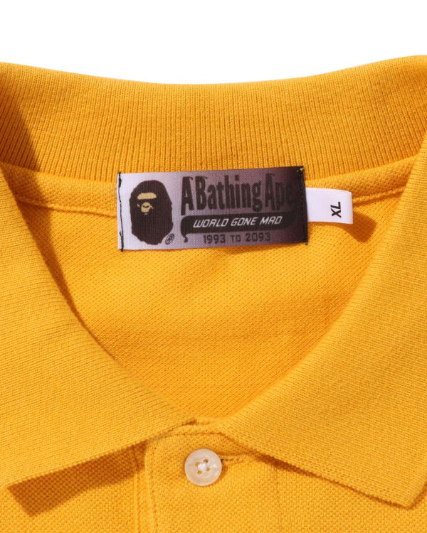 Camiseta Bape Ape Head One Point Gradation Relaxed Fit Polo Hombre Naranjas | 416839-MFE