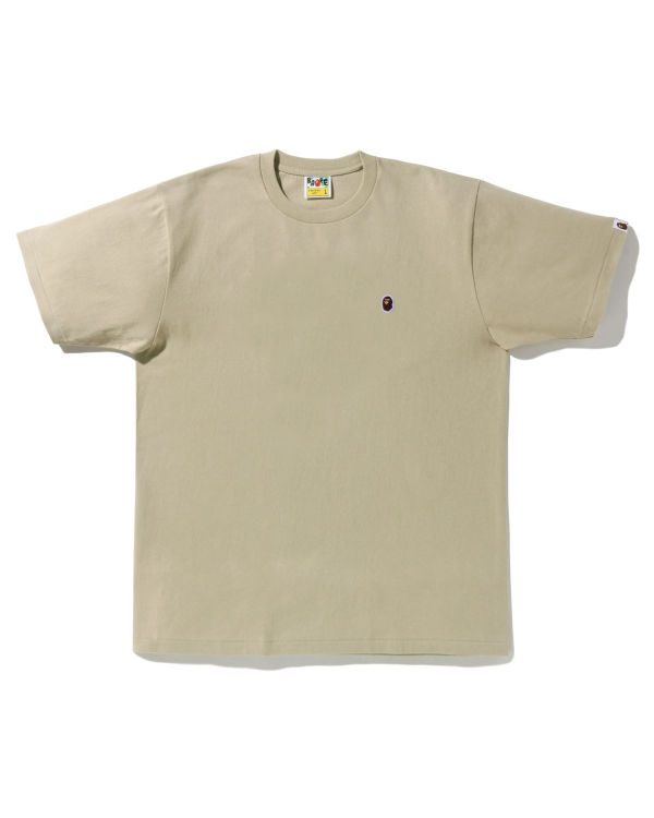 Camiseta Bape Ape Head One Point Hombre Beige | 697815-WHQ