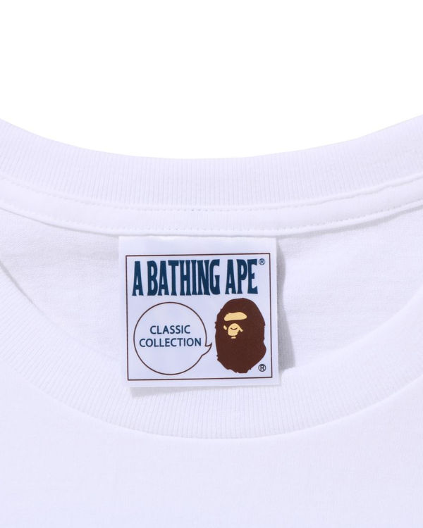 Camiseta Bape Ape Hombre Blancos | 604253-HBX