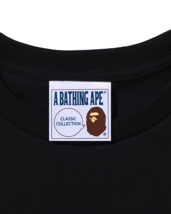 Camiseta Bape Ape Hombre Negros | 481603-DYC