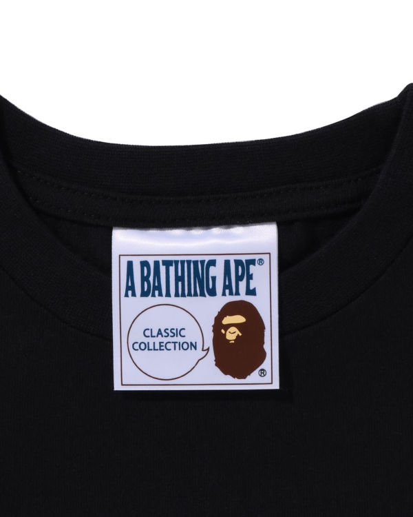 Camiseta Bape Ape Jr Niños Negros | 574192-CKV