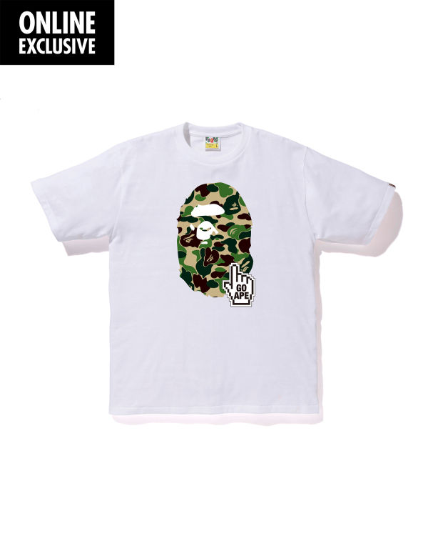 Camiseta Bape BAPEONLINE Hombre Blancos | 470685-MNJ