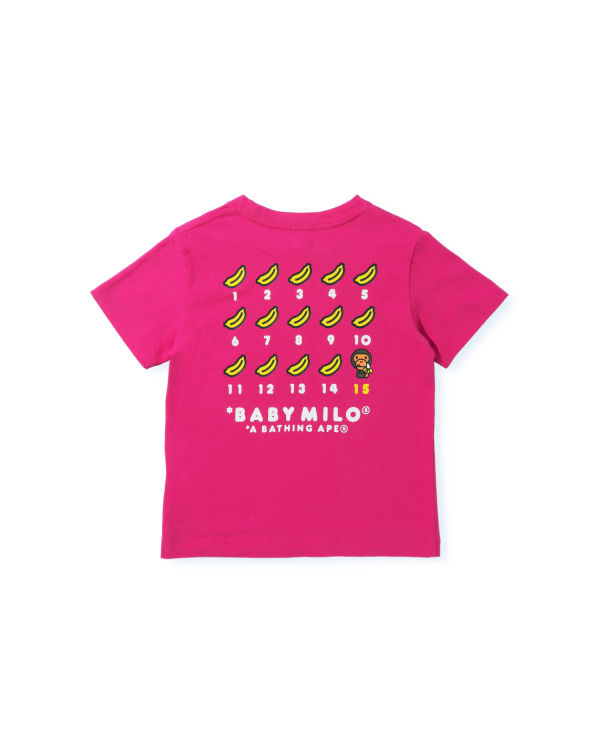 Camiseta Bape BK15TH Anniversay Milo Niños Rosas | 285743-UDX