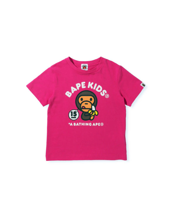 Camiseta Bape BK15TH Anniversay Milo Niños Rosas | 285743-UDX