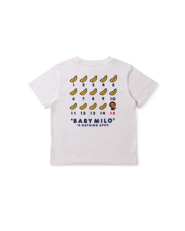 Camiseta Bape BK15TH Anniversay Milo Niños Blancos | 298640-ISE