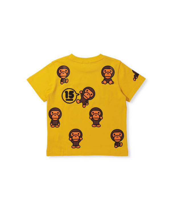 Camiseta Bape BK15th Anniversary All Milo Niños Amarillos | 576392-OZL