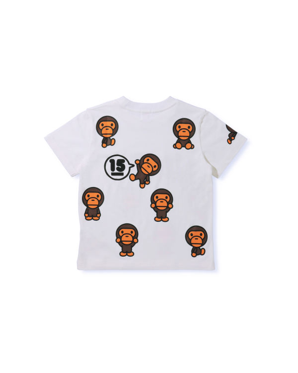 Camiseta Bape BK15th Anniversary All Milo Niños Blancos | 586930-PYI