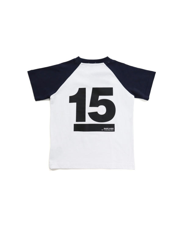 Camiseta Bape BK15th Anniversary Ape Head Niños Blancos | 074681-LOV