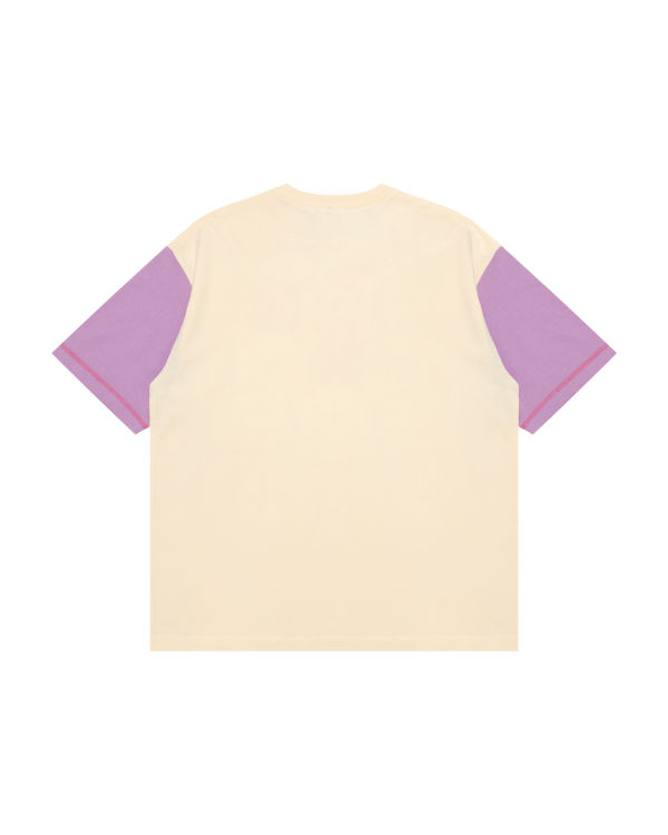 Camiseta Bape Boxy fit Mujer Creme | 543786-YJX