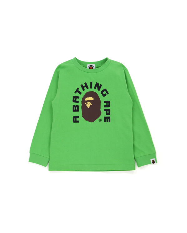 Camiseta Bape College 2020 Niños Verdes Claro | 968705-OGU