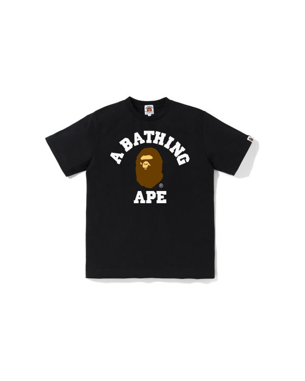 Camiseta Bape College Jr Niños Negros | 248697-HXM