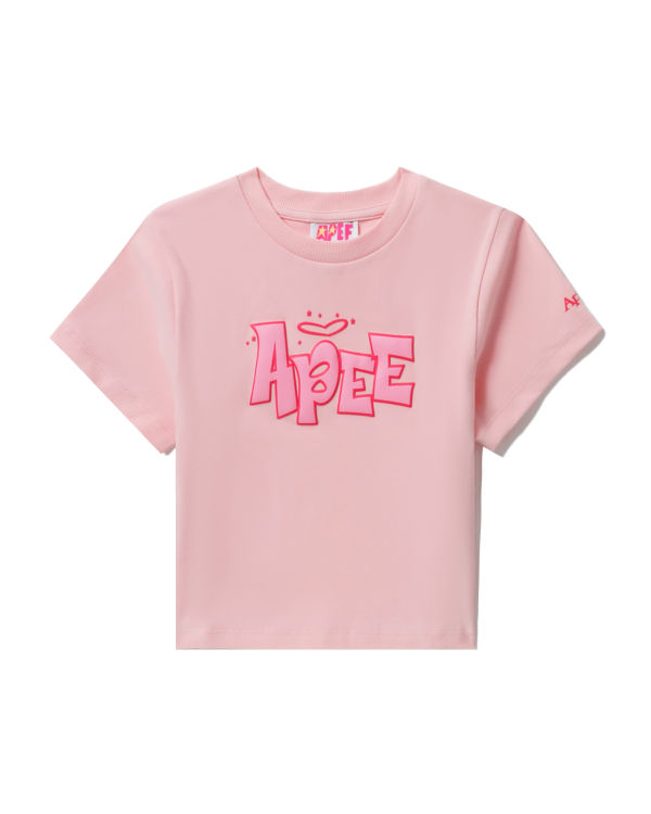 Camiseta Bape Estampados slim-cut Mujer Rosas | 184623-WLD