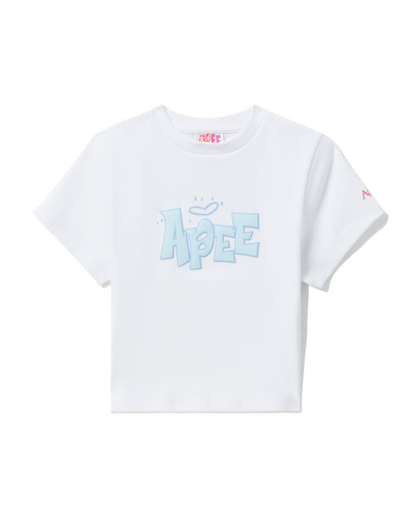 Camiseta Bape Estampados slim-cut Mujer Blancos | 925103-JEP