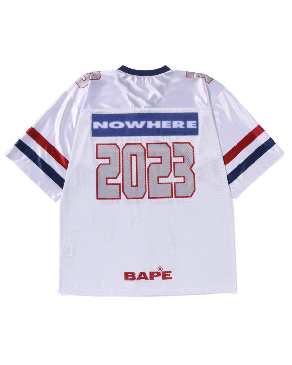 Camiseta Bape Football Jersey Hombre Blancos | 926713-FZL