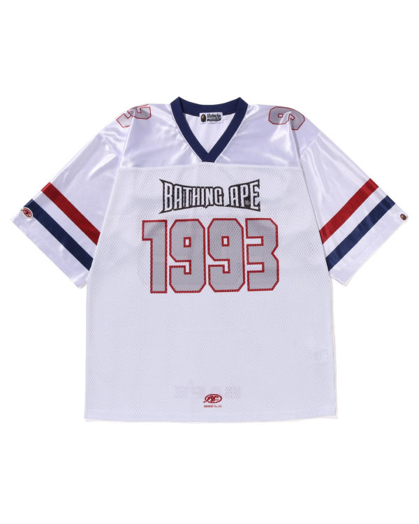 Camiseta Bape Football Jersey Hombre Blancos | 926713-FZL