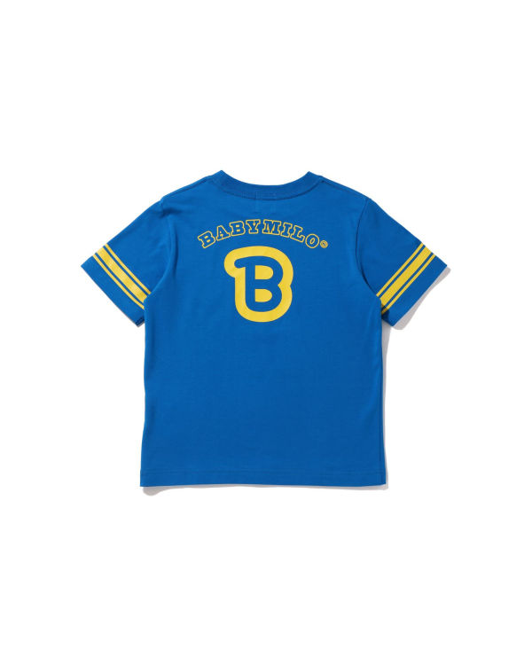 Camiseta Bape Football Milo Niños Azules | 543702-IEQ