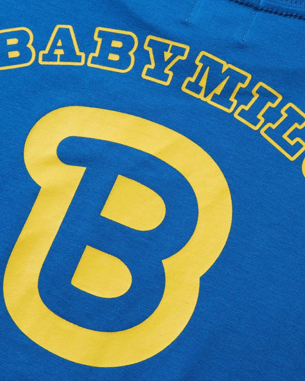 Camiseta Bape Football Milo Niños Azules | 543702-IEQ