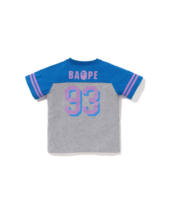 Camiseta Bape Football Niños Azules | 416207-KFL