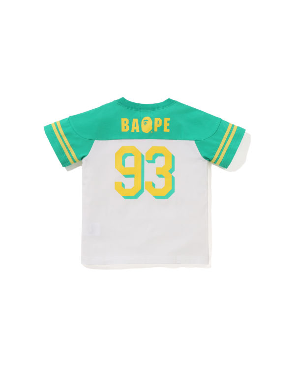 Camiseta Bape Football Niños Verdes Claro | 867912-HFP