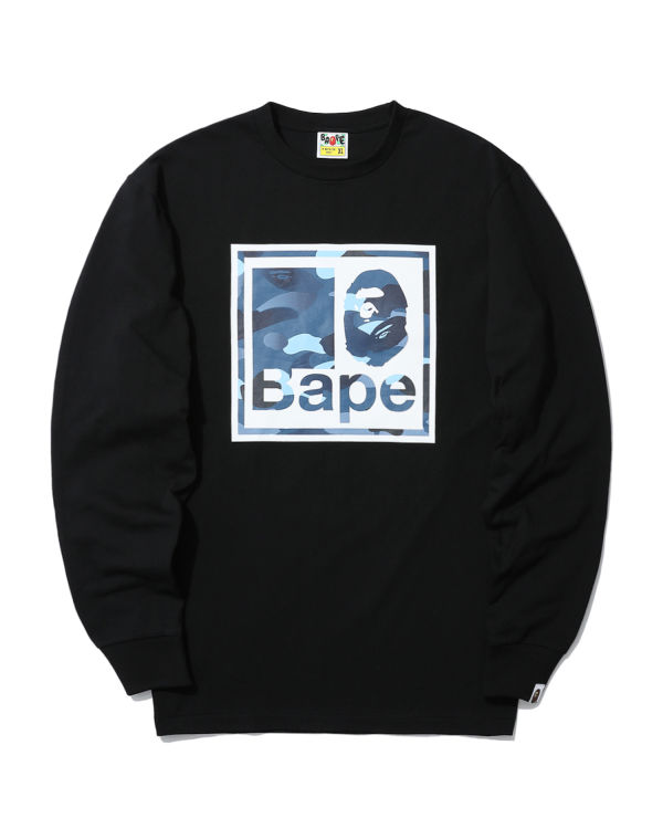 Camiseta Bape Gradation Camo Hombre Negros | 428107-ZFU