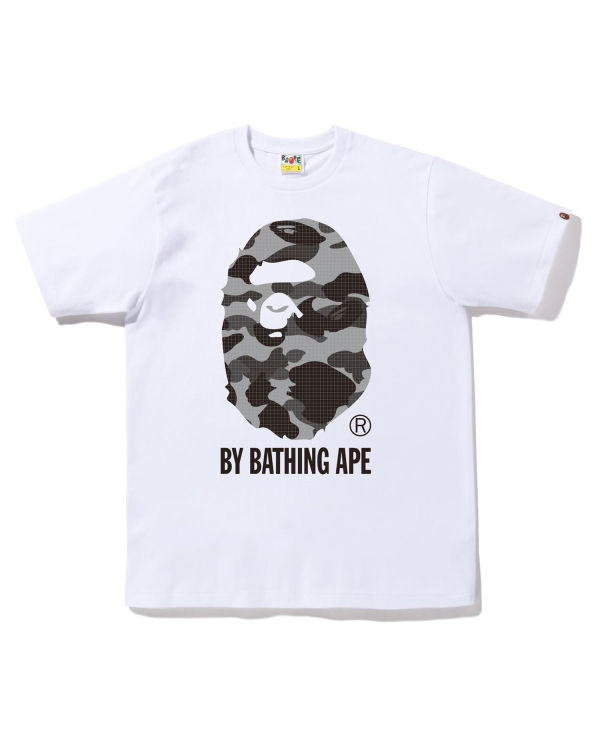 Camiseta Bape Grid Camo By Bathing Ape Hombre Blancos | 643285-JQA