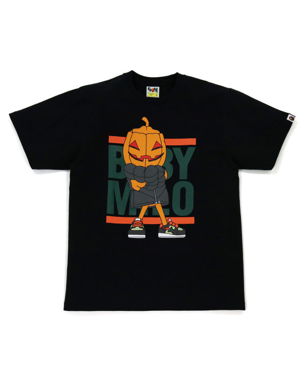 Camiseta Bape Halloween Milo Hombre Negros | 618350-SXC