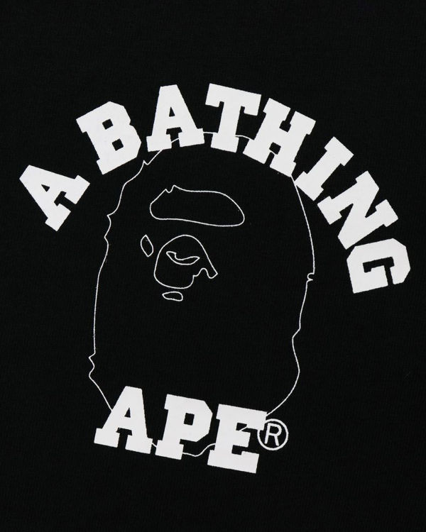 Camiseta Bape Line 1st Camo Face Hombre Negros | 096417-TAF