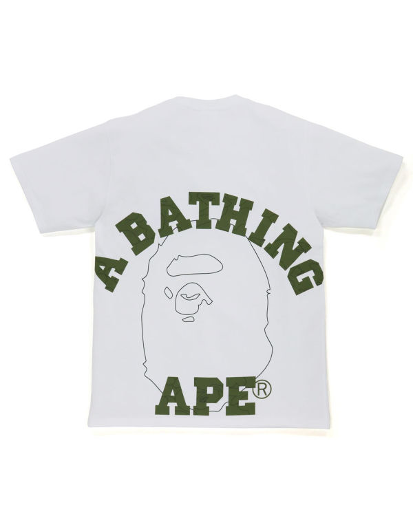 Camiseta Bape Line 1st Camo Face Hombre Blancos | 764910-SHQ