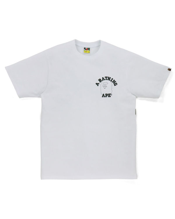 Camiseta Bape Line 1st Camo Face Hombre Blancos | 764910-SHQ