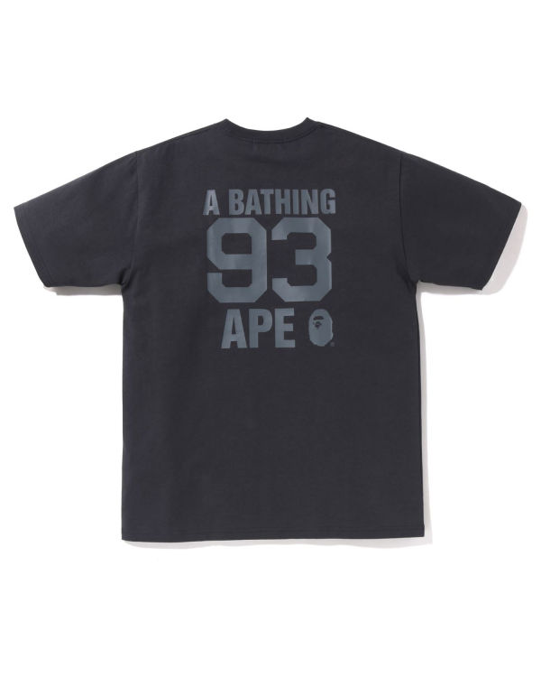 Camiseta Bape Logo Hombre Grises Oscuro | 429031-MPF