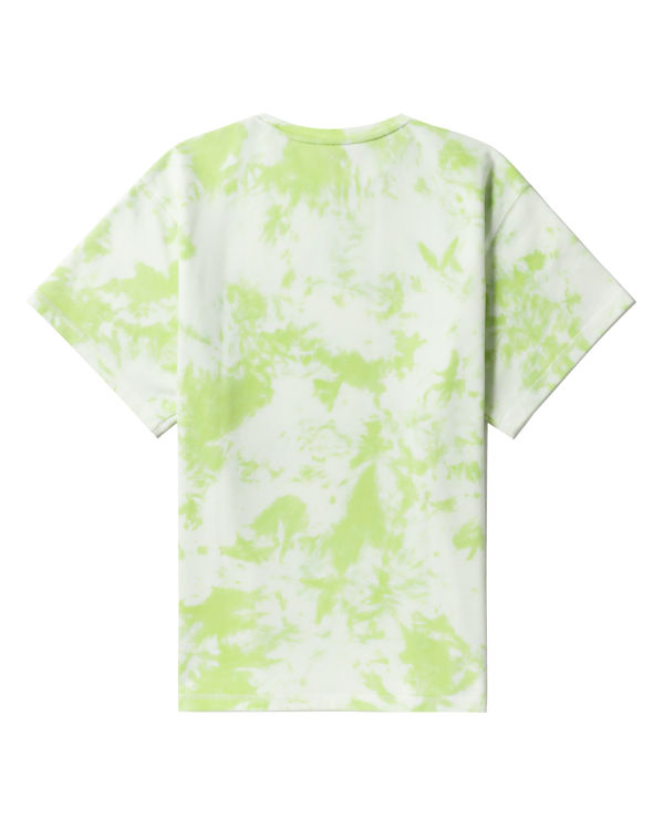 Camiseta Bape Logo-dye Mujer Verdes Claro | 938567-RSB