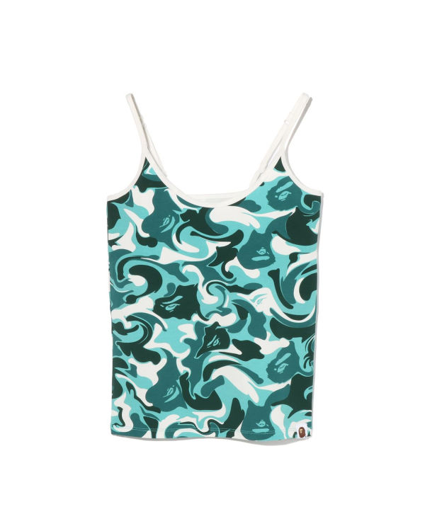 Camiseta Bape Marble Camo Camisole Mujer Verde Menta | 876915-KBG