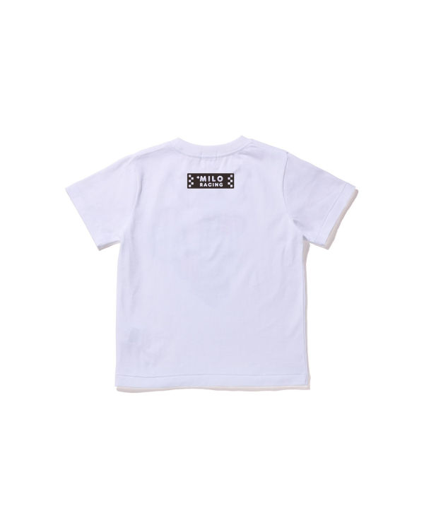 Camiseta Bape Milo Carreras #3 Niños Blancos | 902856-RPA