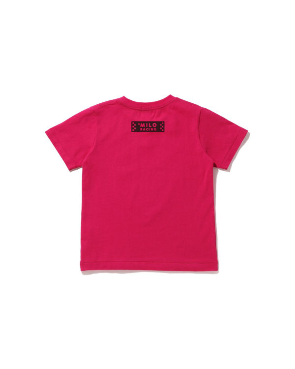 Camiseta Bape Milo Carreras #3 Niños Rosas | 873941-DCM