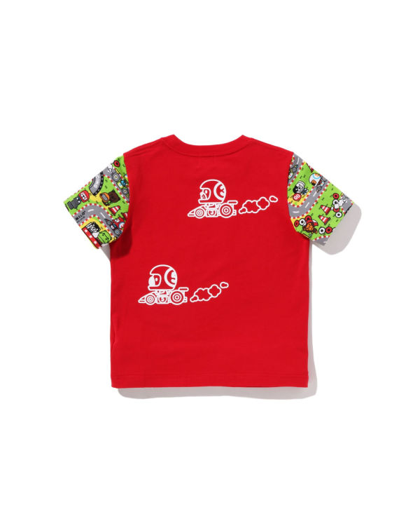 Camiseta Bape Milo Carreras Friends Niños Rojos Claro | 450381-PJU