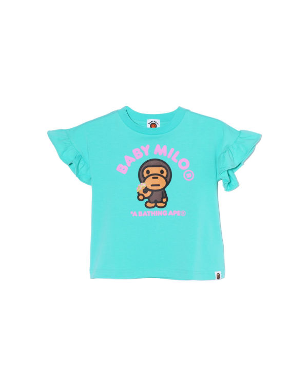 Camiseta Bape Milo Donuts Frill Niños Verde Menta | 715204-MRN