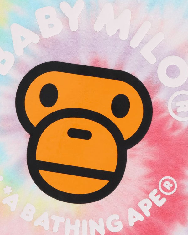 Camiseta Bape Milo Dyed Niños Amarillos | 123675-PHI