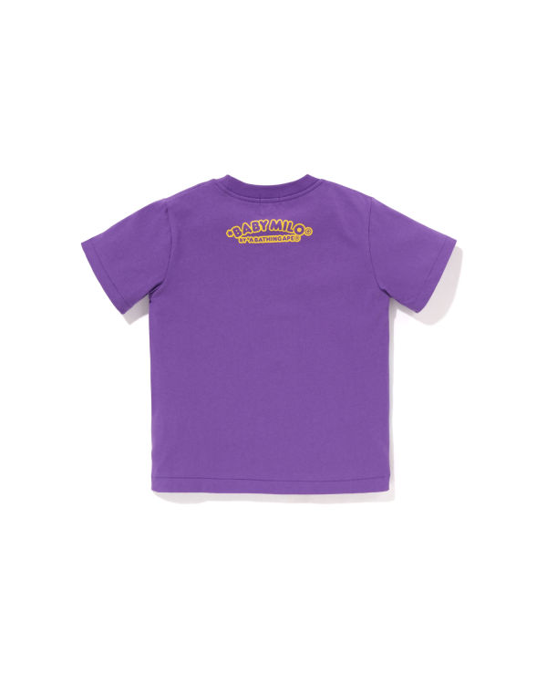 Camiseta Bape Milo Fishing Print Niños Morados | 210386-NBH