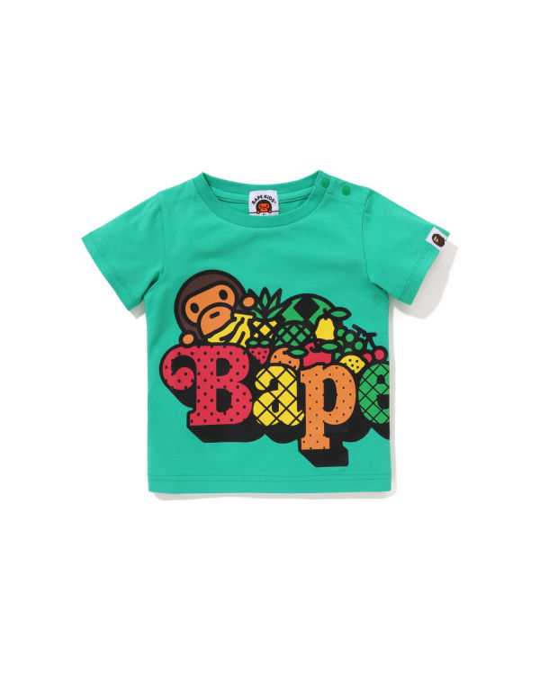 Camiseta Bape Milo Fruit Niños Verdes Claro | 613298-WQA